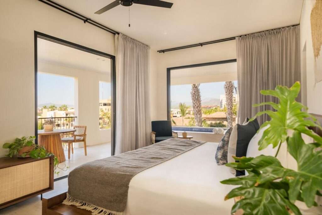 Hacienda CSL Hacienda Csl Just listed in Hacienda Beach Club Phase II at 1Homes Cabo A rare opportunity to own a beautifully designed 2-bedroom condo in one of Cabo's most exclusive beachfront communities. This residence is part of a 3-bedroom lock-off unit, but the developer is offering only the 2-bedroom side for sale. The legal separation is already in process, making this a unique chance to secure a luxury home at a more accessible price point.Enjoy panoramic ocean and marina for sale