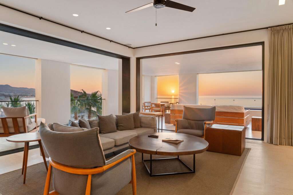 Hacienda CSL Hacienda Csl Experience elevated beachfront living at 1 Homes Cabo Residence 6-303, a beautifully designed two-bedroom plus den home within the exclusive Hacienda Beach Club & Residences Phase II community. Perfectly positioned along Medano Beach, this oceanfront property captures impressive for sale